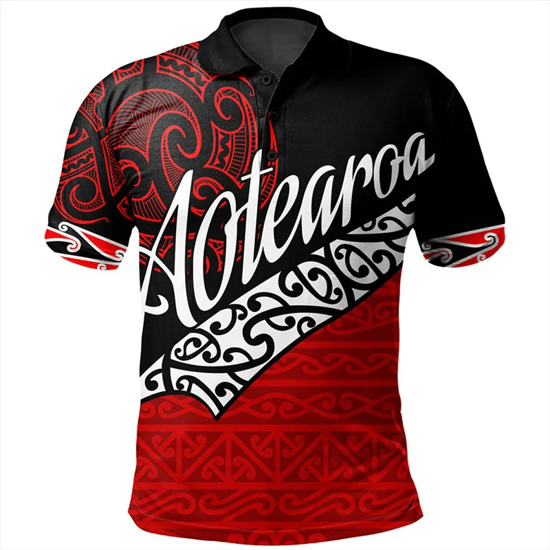 Mens Fashion Rugby Shirts - Bandeira da Nova Zelândia NZ Polo,