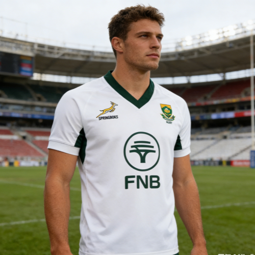 Mens Fashion Rugby Shirts - Camisa de Rugby Verde e Dourada