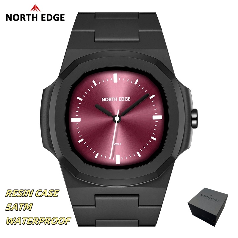 Men'S Fashion Magazine - North edge relógio para homem novo