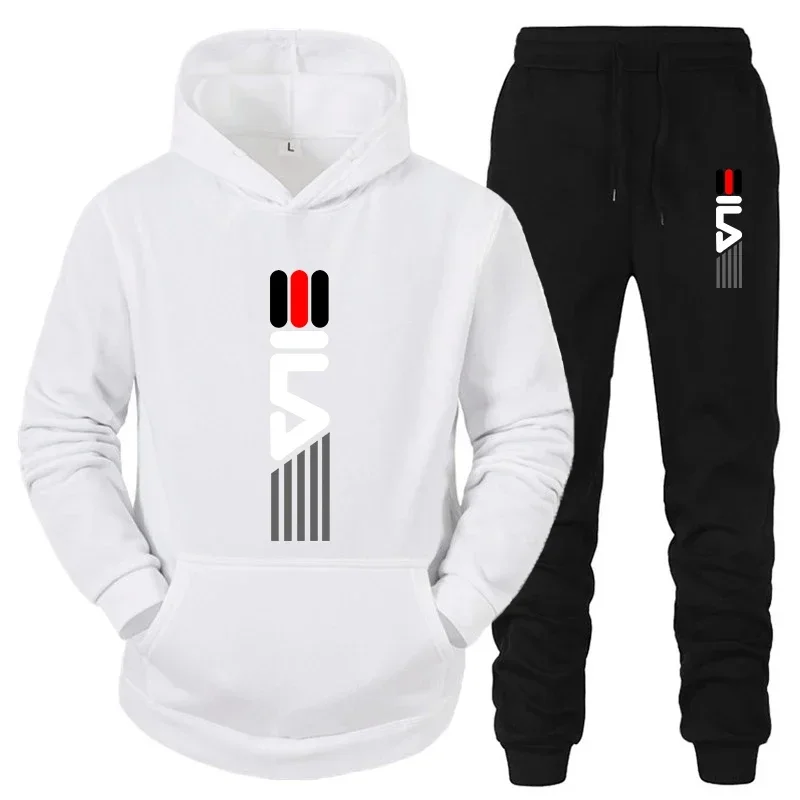 Jogger Sweatpants Men - Conjunto de Moletom Masculino com Capuz