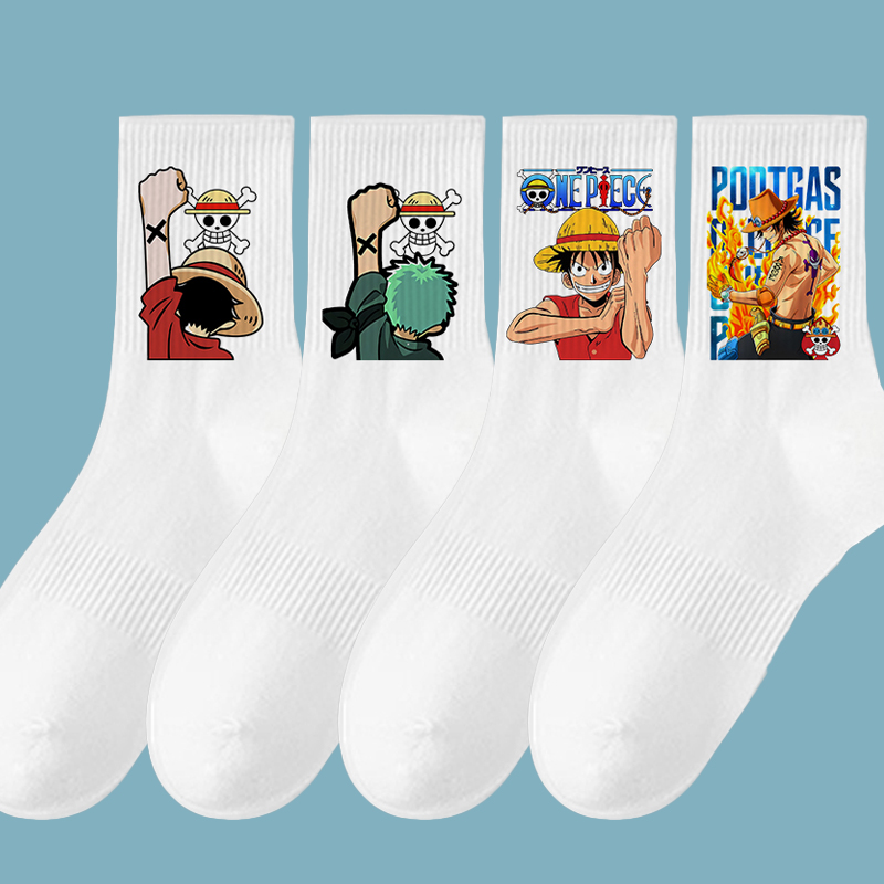 Socks Ankle Men - Meias Longas Esportivas Masculinas Anime One