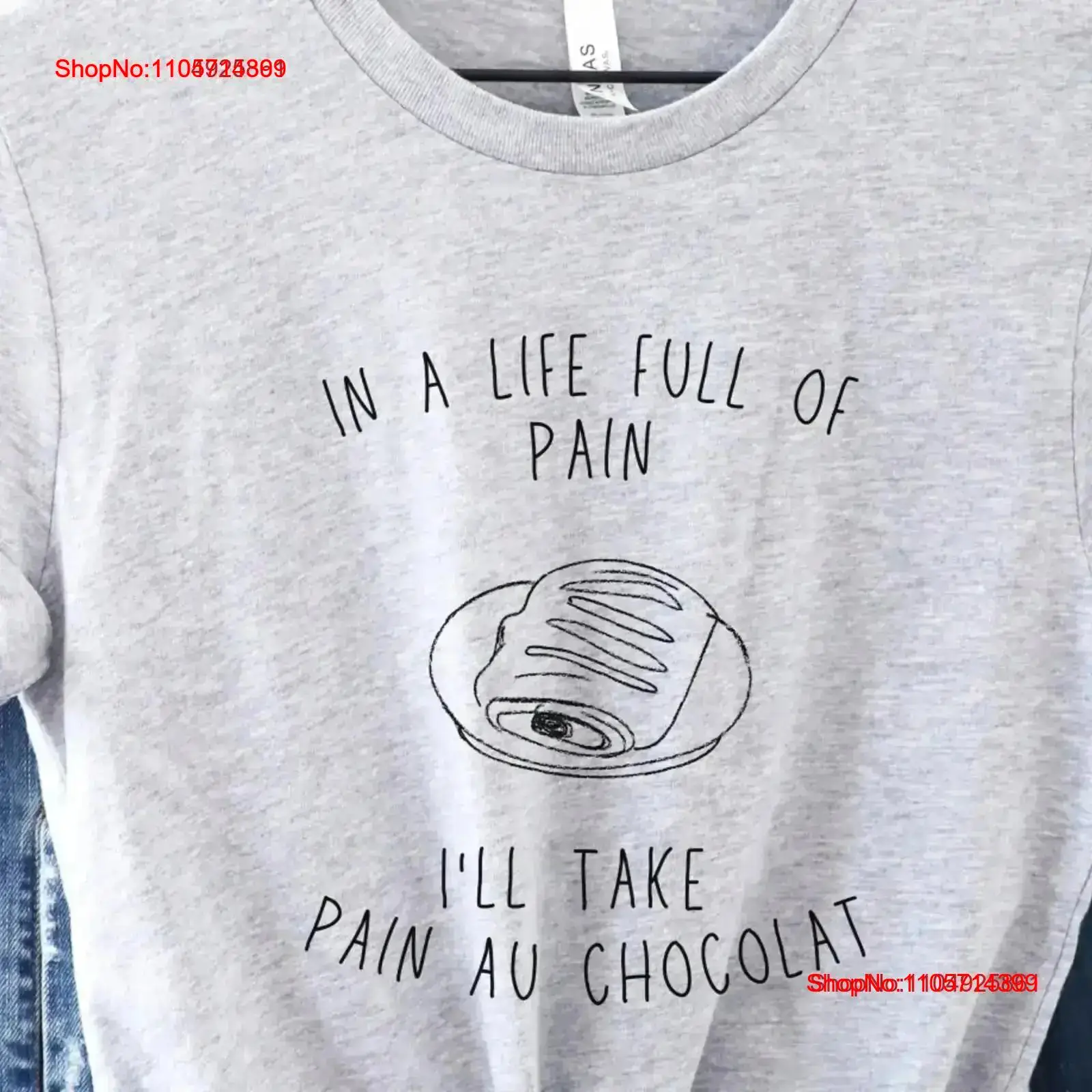 Men Fashion Pinterest - Camiseta Croissant: A única dor que