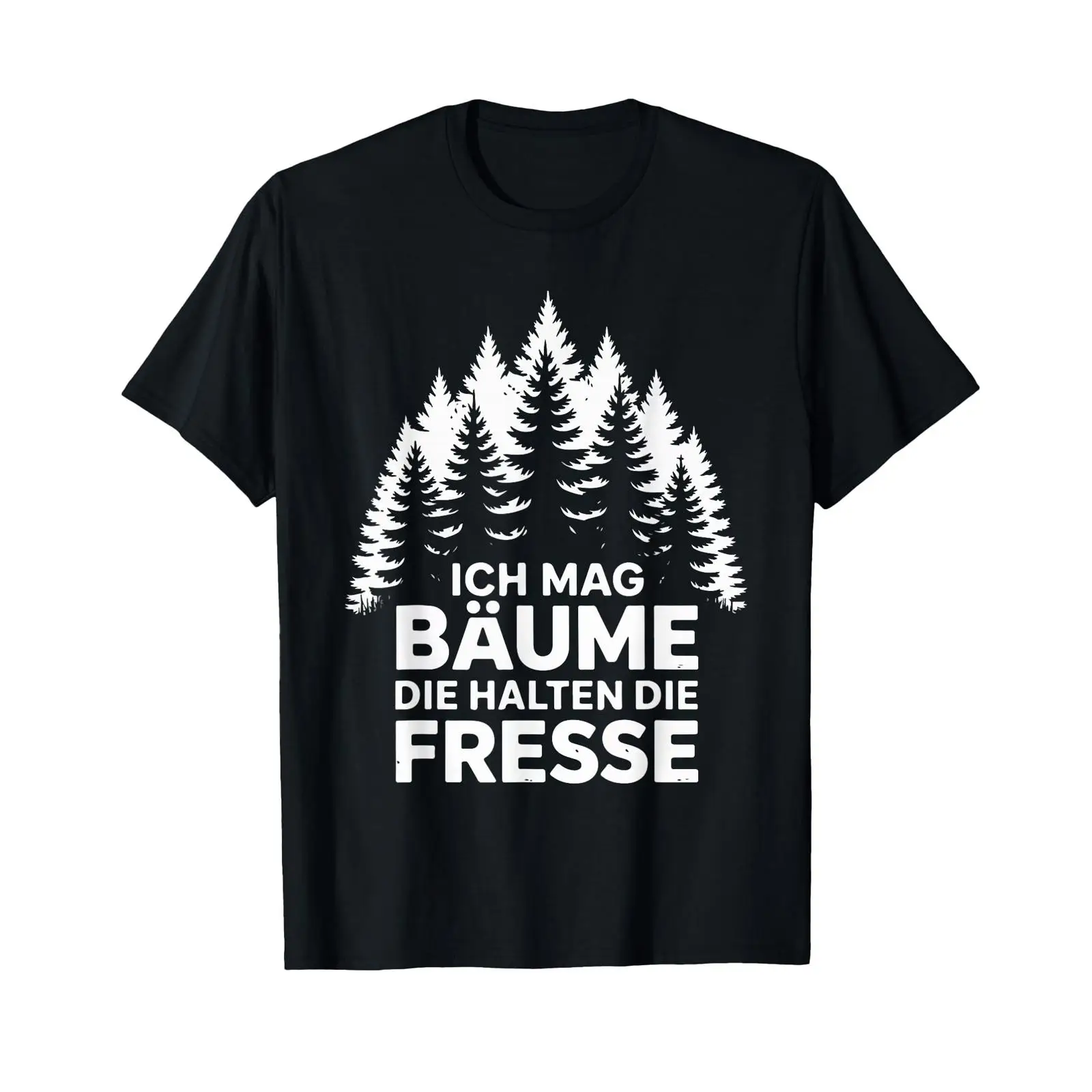 Men'S Fashion Mag - Camiseta Vintage Ich Mag Bäume Die