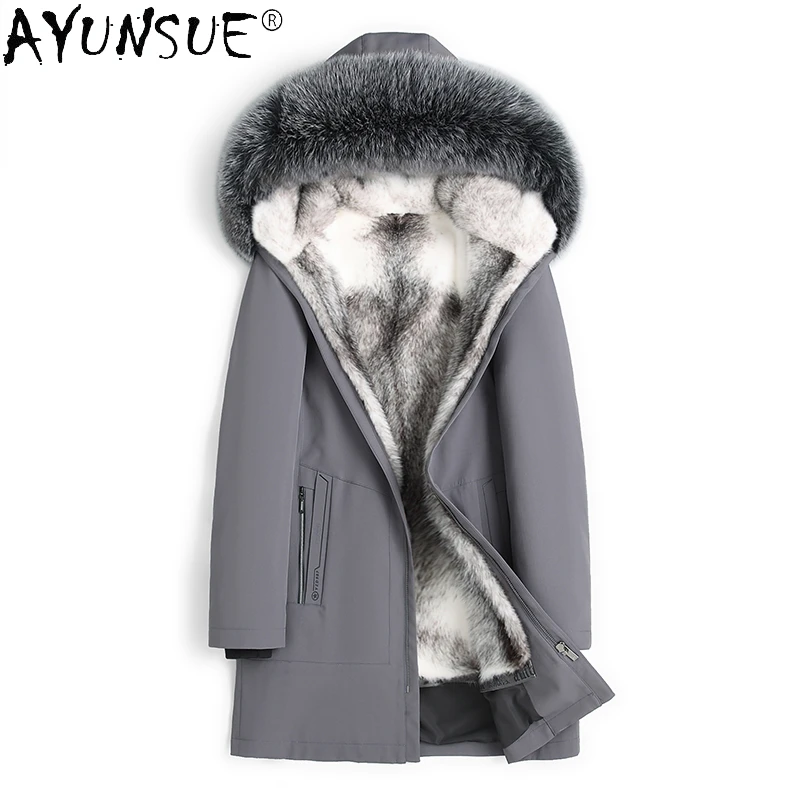 Men'S Fashion Zipper Jacket - Ayunsue moda jaqueta de inverno roupas