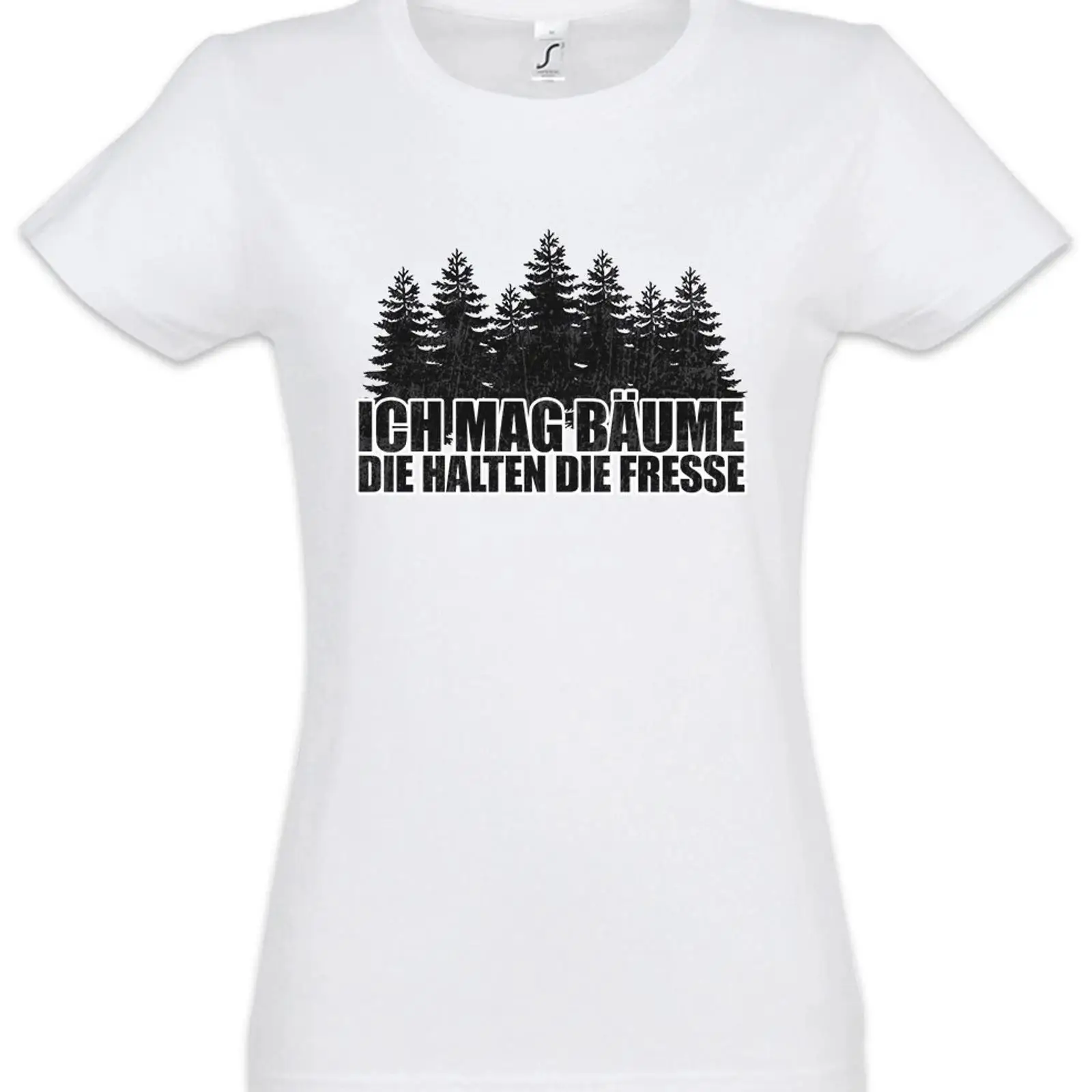 Men'S Fashion Mag - Camiseta Feminina Ich Mag Bäume para
