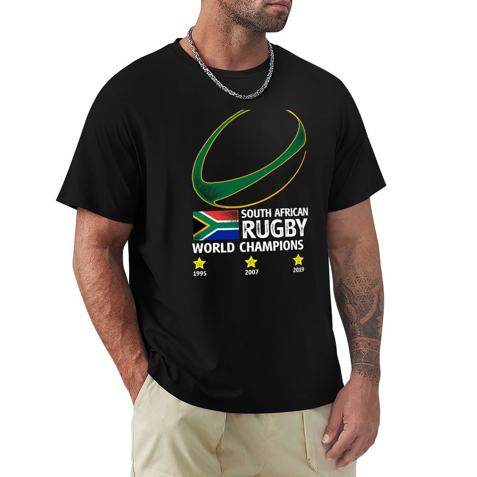 Mens Fashion Rugby Shirts - Camiseta Casual Simples e Moderna dos
