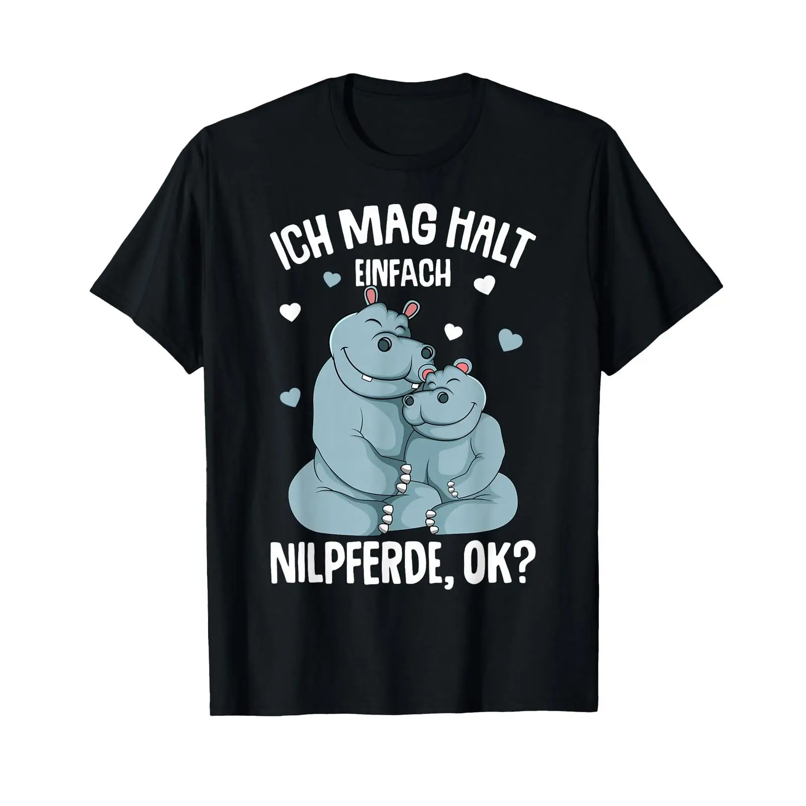 Men'S Fashion Mag - Ich mag halt hippo camiseta infantil