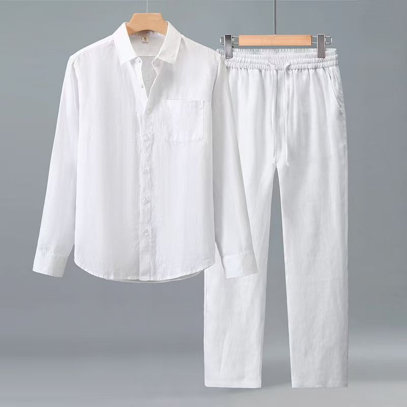 Men'S Fashion Trousers - Conjunto de Camisa e Calça Masculino