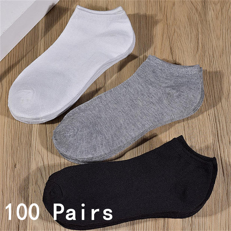 Socks Ankle Men - Atacado 50/100 Pares de Meias Invisíveis