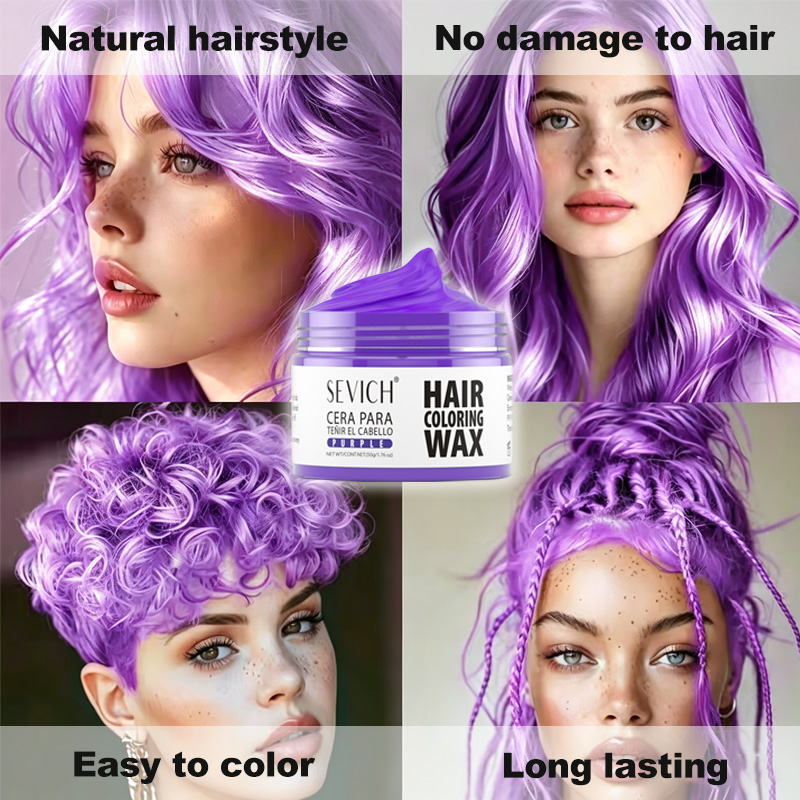 Men Fashion Hair Style - Cera de Coloração Temporária para Cabelo