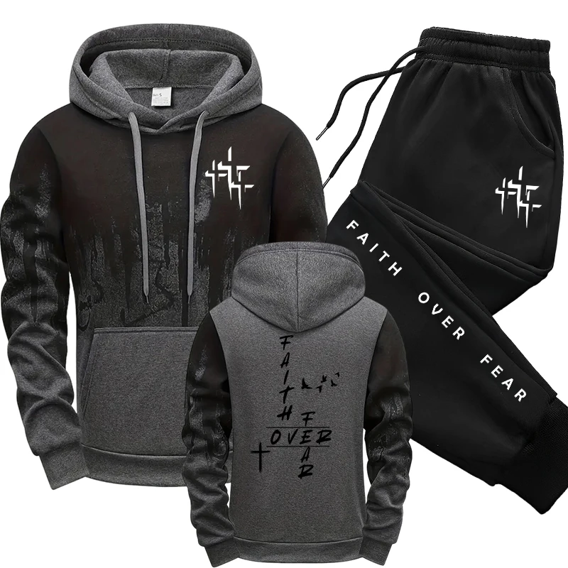 Jogger Sweatpants Men - Conjunto de Agasalho Masculino 2 Peças: