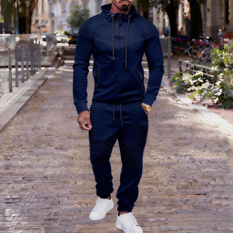 Jogger Sweatpants Men - Conjunto de Moletom Masculino com Detalhe