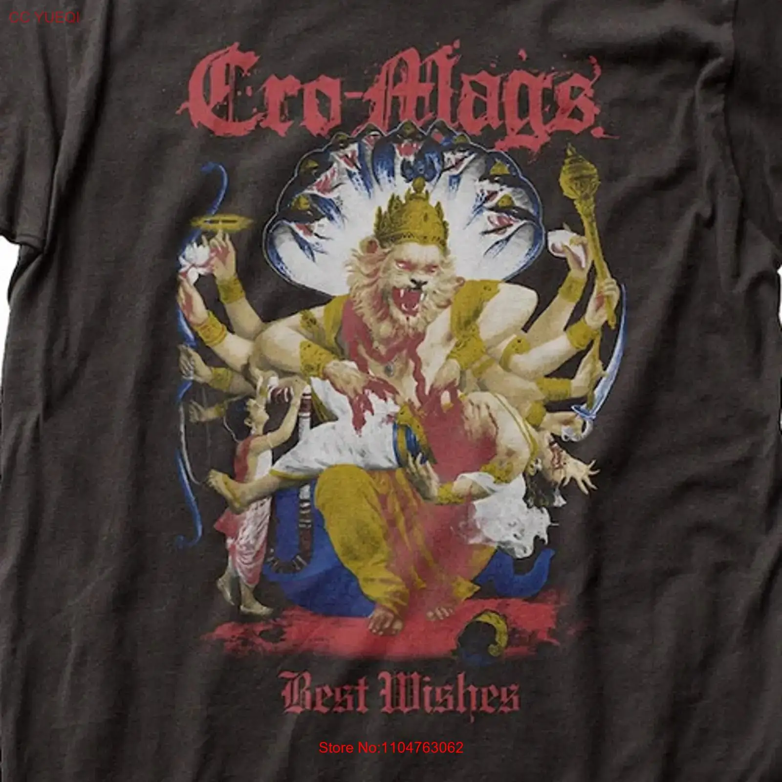Men'S Fashion Mag - Camiseta da banda Rare Cro Mags