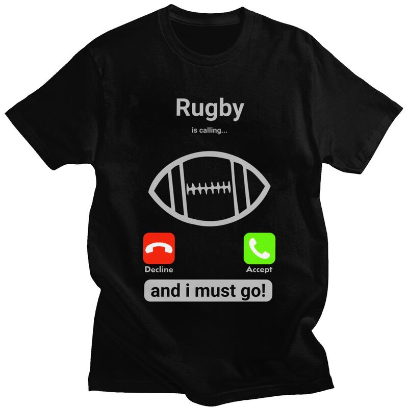 Mens Fashion Rugby Shirts - Rugby está chamando e eu devo