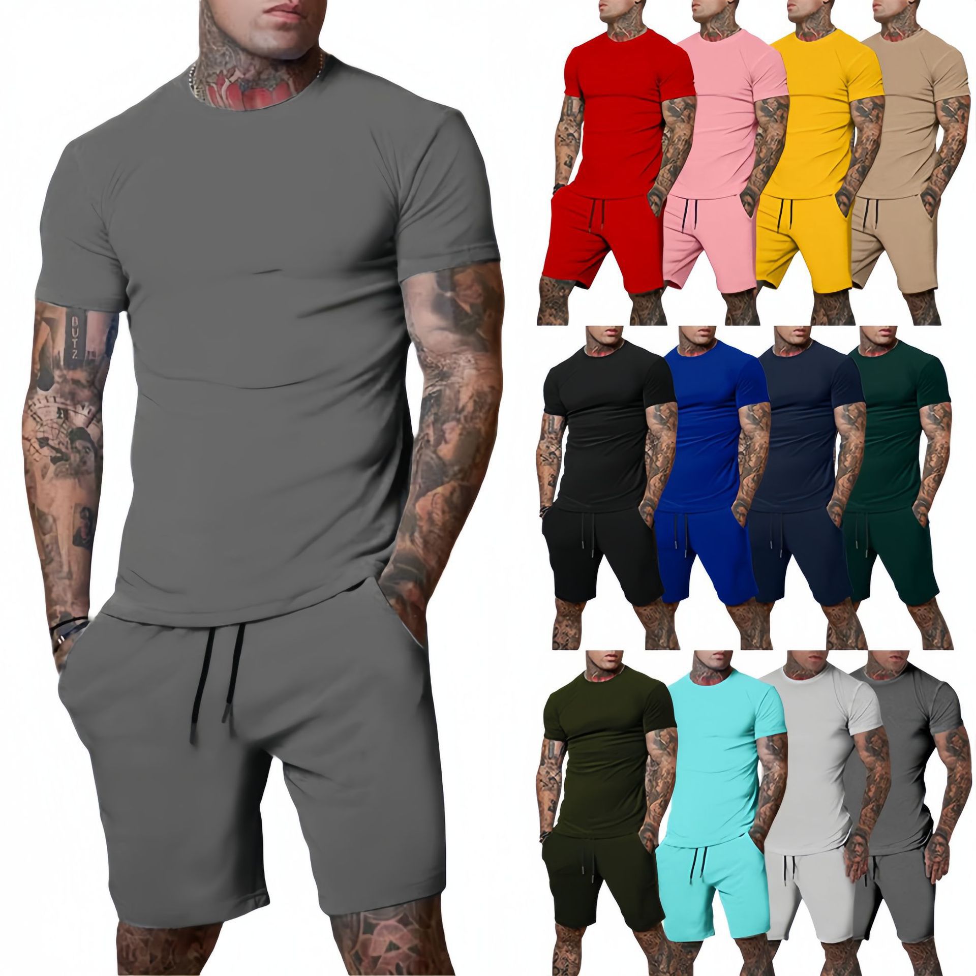Men'S Fashion Looks - Conjunto de Roupas de Verão Fashion