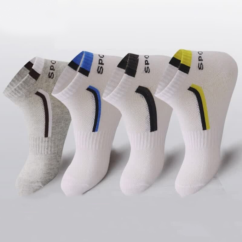 Socks Ankle Men - 2 Pares/Lote Meias Masculinas de Algodão