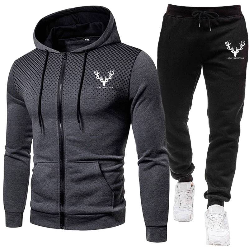 Jogger Sweatpants Men - Conjunto Masculino 2026 Nova Chegada: Moletom