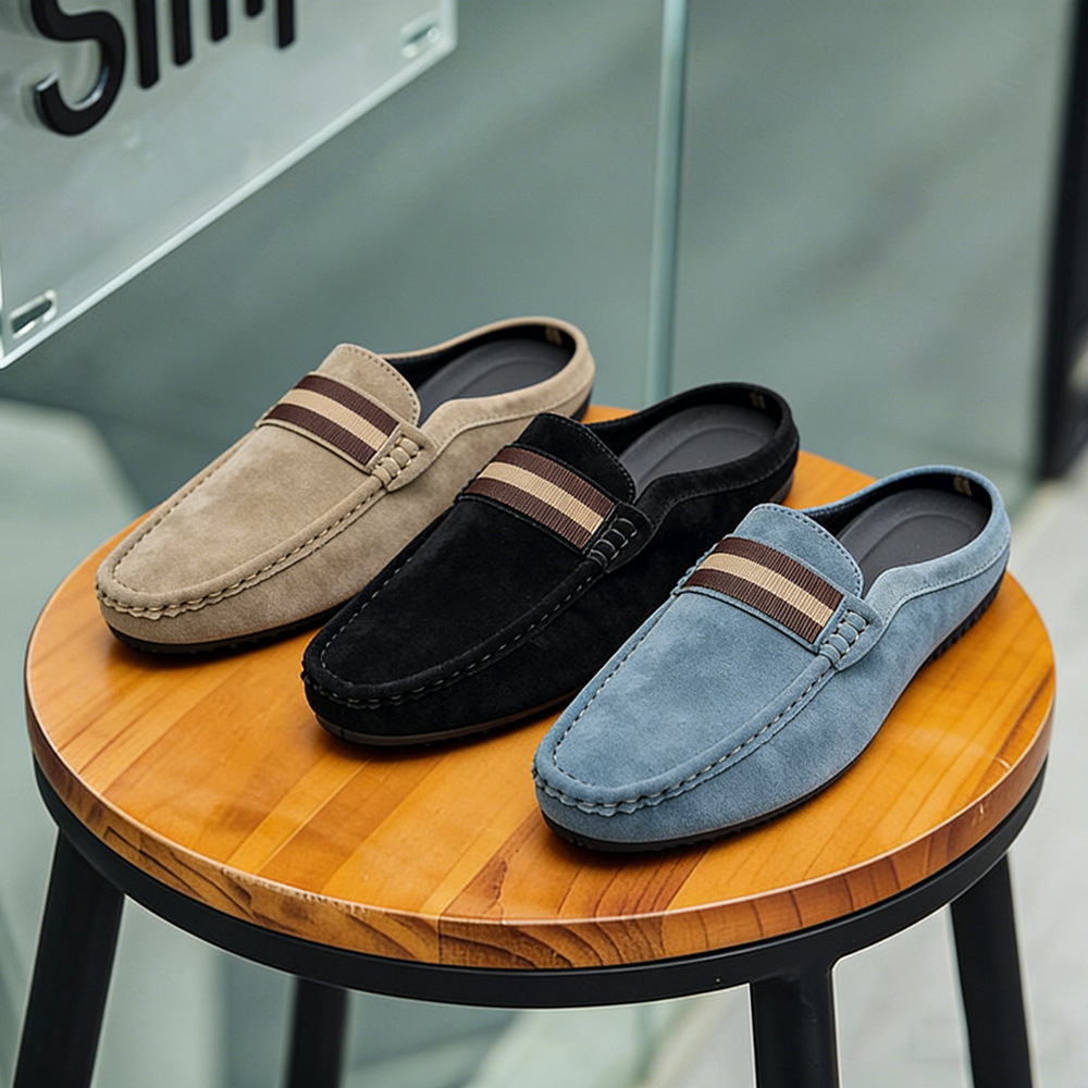 Suede Loafers Men - Novos Sapatos de Verão para Homens,