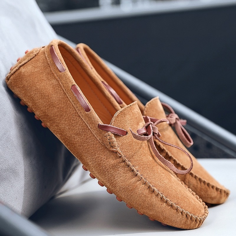 Suede Loafers Men - Sapatos casuais masculinos de alta qualidade,