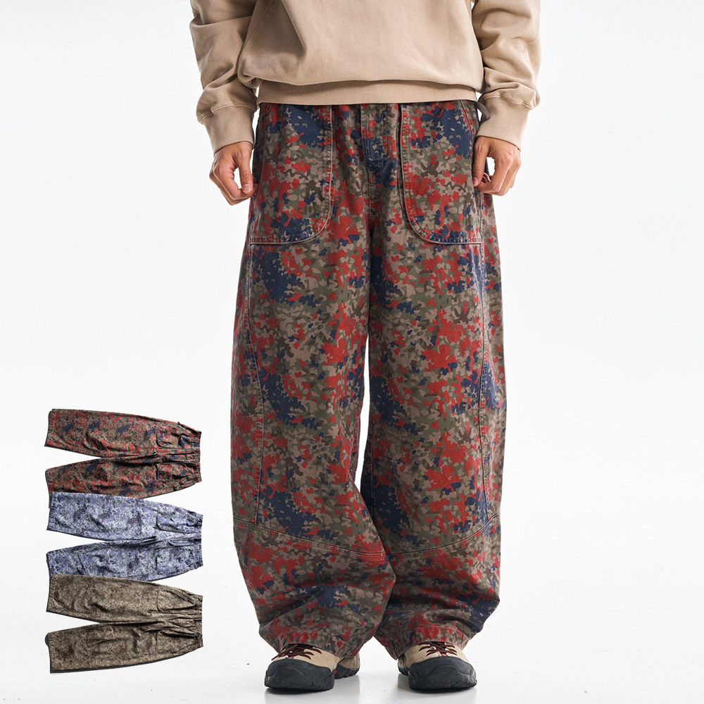 Men'S Fashion Trousers - Calças Cargo de Algodão de Alta