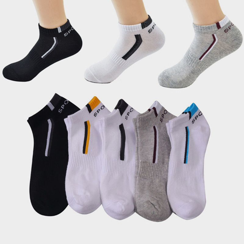 Socks Ankle Men - 2 Pares/Lote Meias Masculinas de Alta