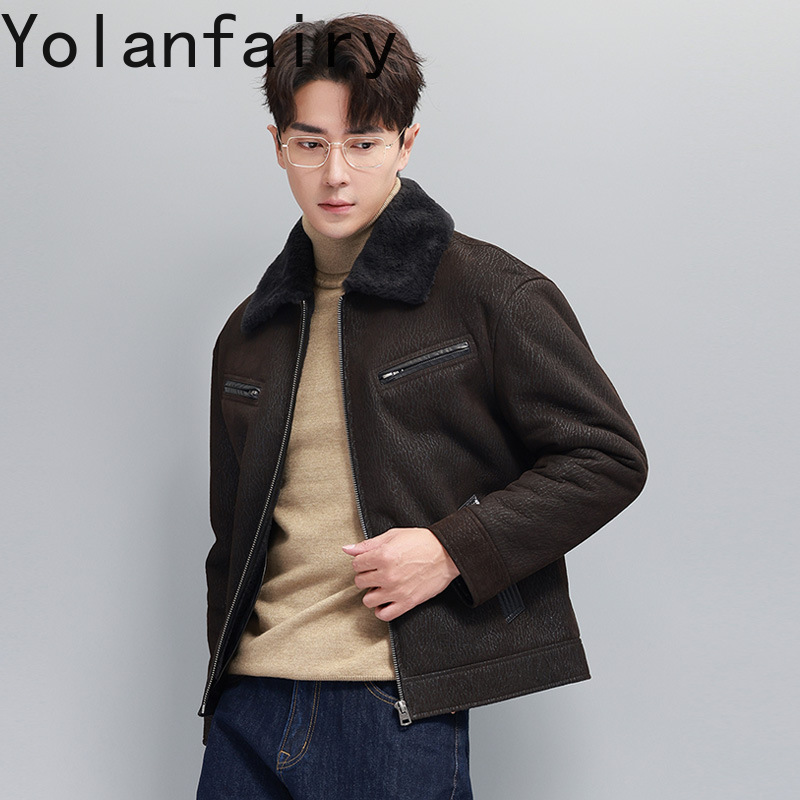Yolanfairy moda vintage casaco - Men'S Fashion Zipper Jacket avaliação e preço