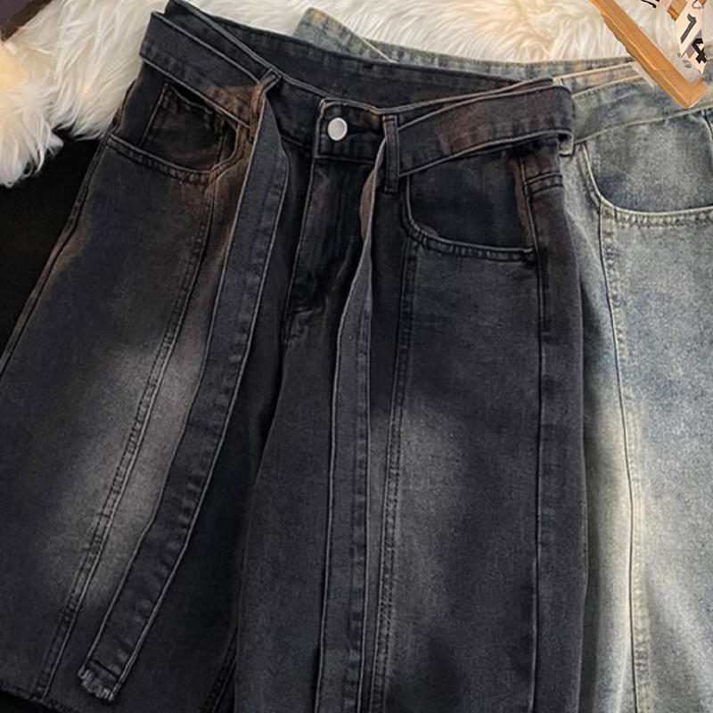 Verão fino franjas denim short - Men'S Fashion Trousers avaliação e preço
