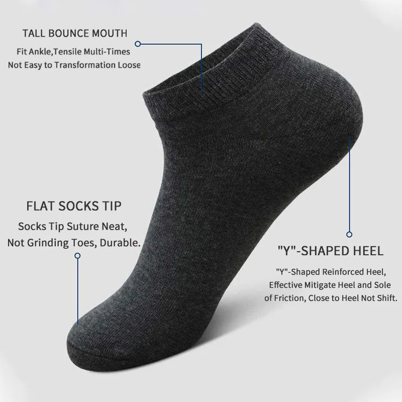 5 pares unissex casual cor lis - Socks Ankle Men avaliação e preço