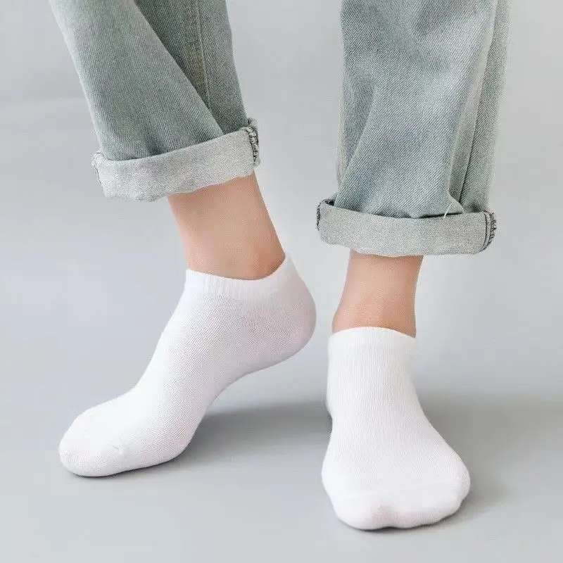 5 pares unissex casual cor lis - Socks Ankle Men avaliação e preço