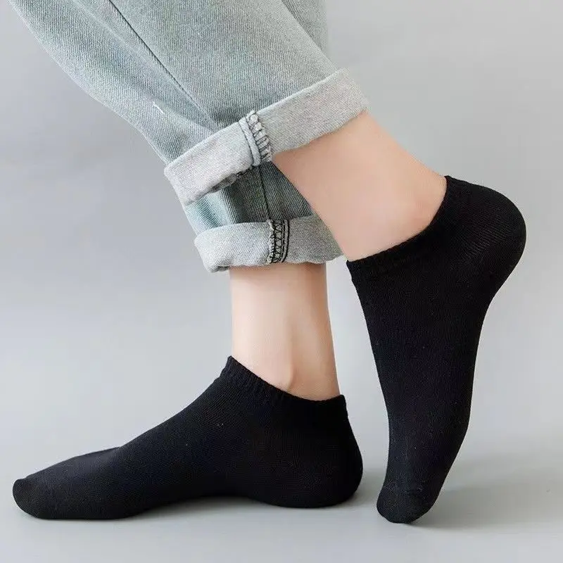 5 pares unissex casual cor lis - Socks Ankle Men avaliação e preço