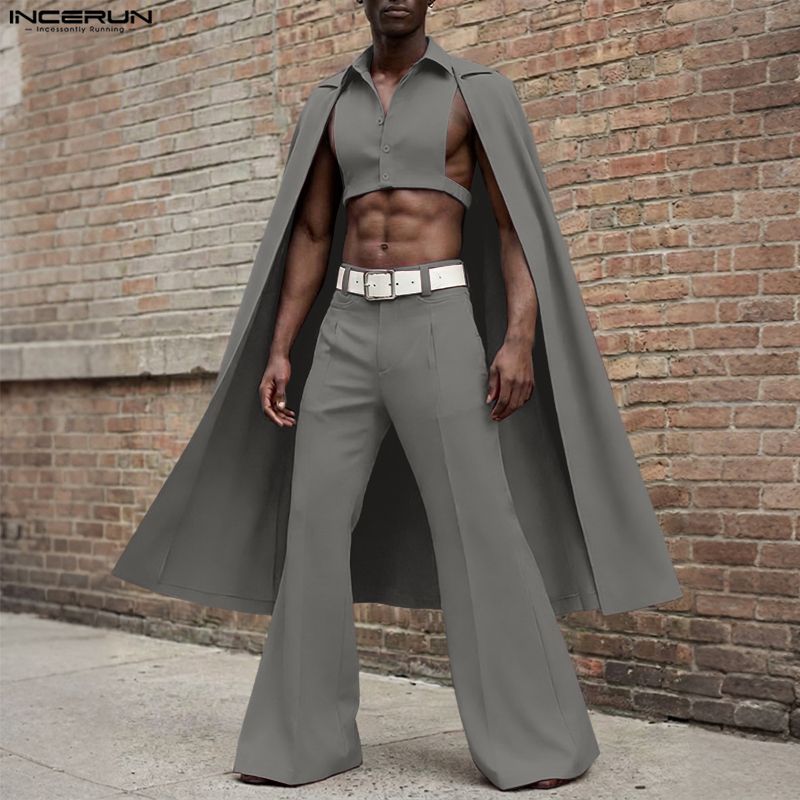 Conjuntos Masculinos INCERUN:  - Men'S Fashion Pants avaliação e preço