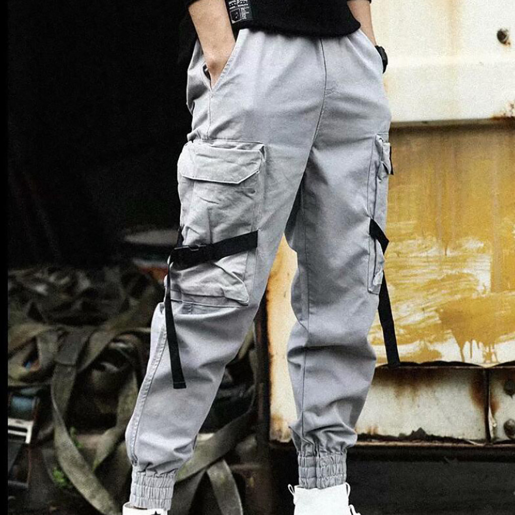 Calças Cargo Masculinas de Cai - Jogger Sweatpants Men avaliação e preço