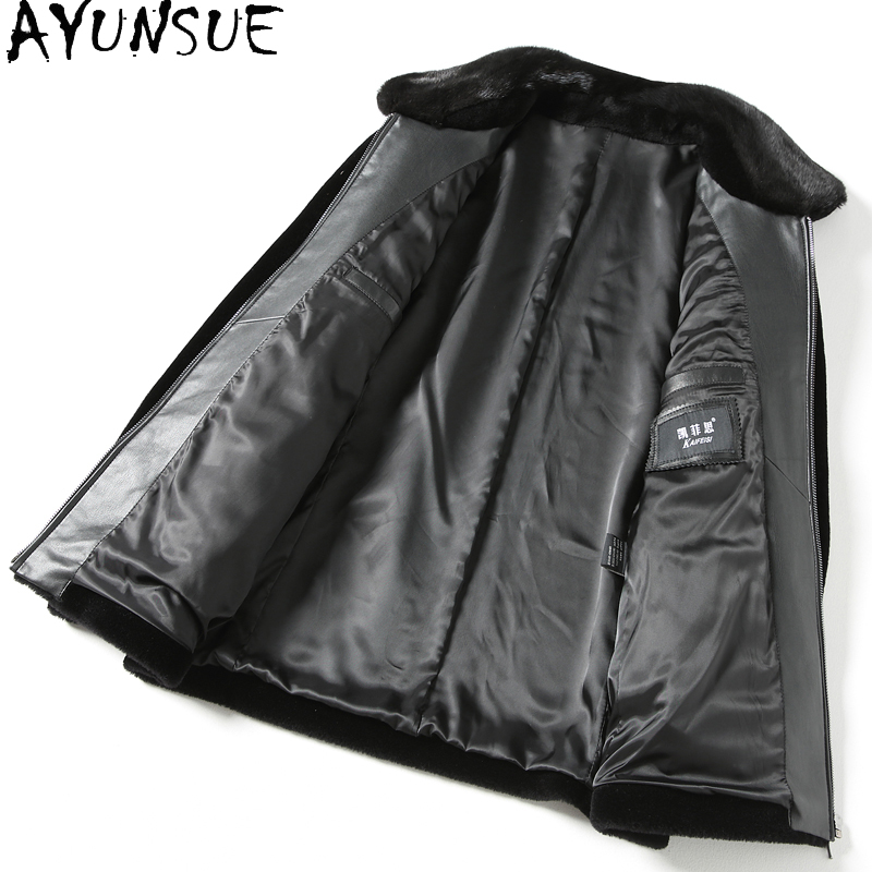 Ayunsue casacos casuais de lã  - Men'S Fashion Zipper Jacket avaliação e preço