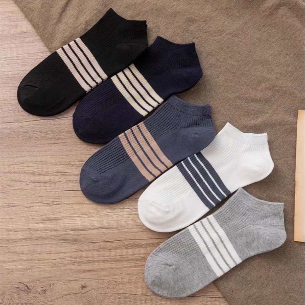 5 pares de meias masculinas de - Socks Ankle Men avaliação e preço