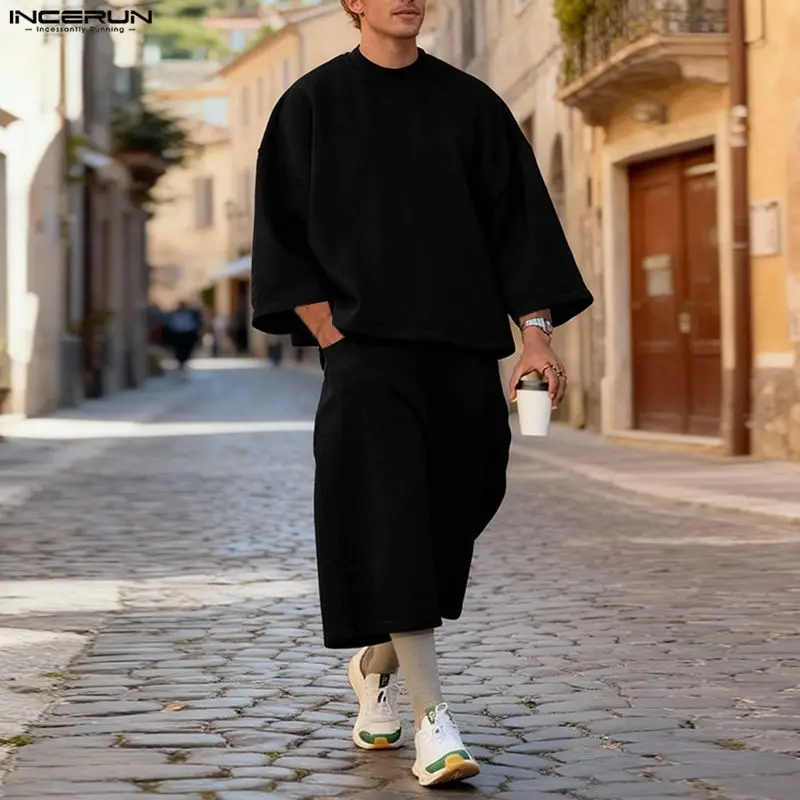 Conjuntos Masculinos INCERUN e - Men'S Fashion Pants avaliação e preço