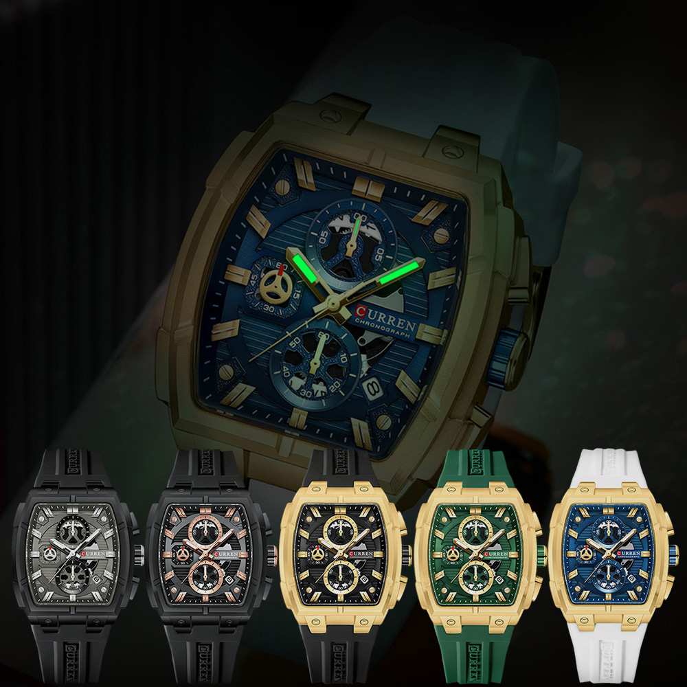 Relógio de Luxo Vintage CURREN - Men'S Fashion Magazine avaliação e preço