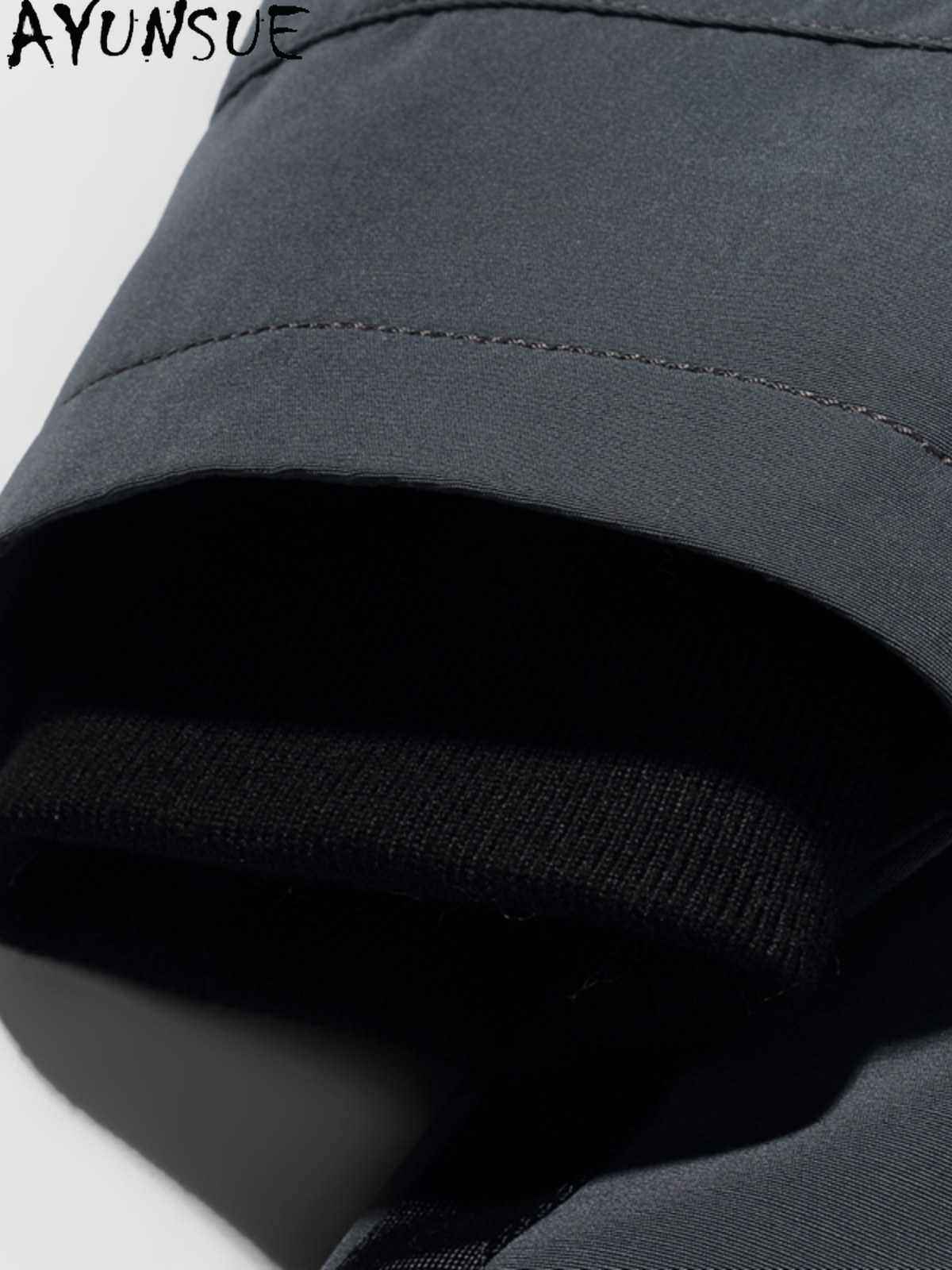 Ayunsue moda quente parkas de  - Men'S Fashion Zipper Jacket avaliação e preço
