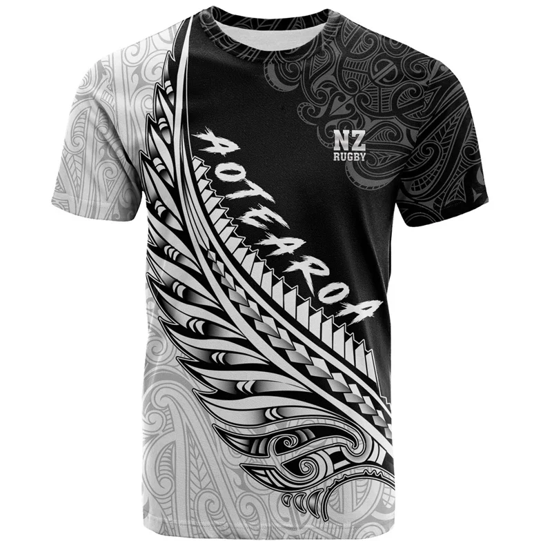 3d nova zelândia maori rugby b - Mens Fashion Rugby Shirts avaliação e preço