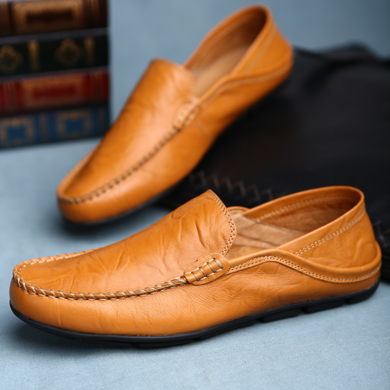 Sapatos Casuais de Couro Mascu - Suede Loafers Men avaliação e preço
