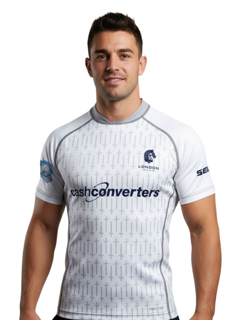Camisa de Rugby Masculina 3D E - Mens Fashion Rugby Shirts avaliação e preço