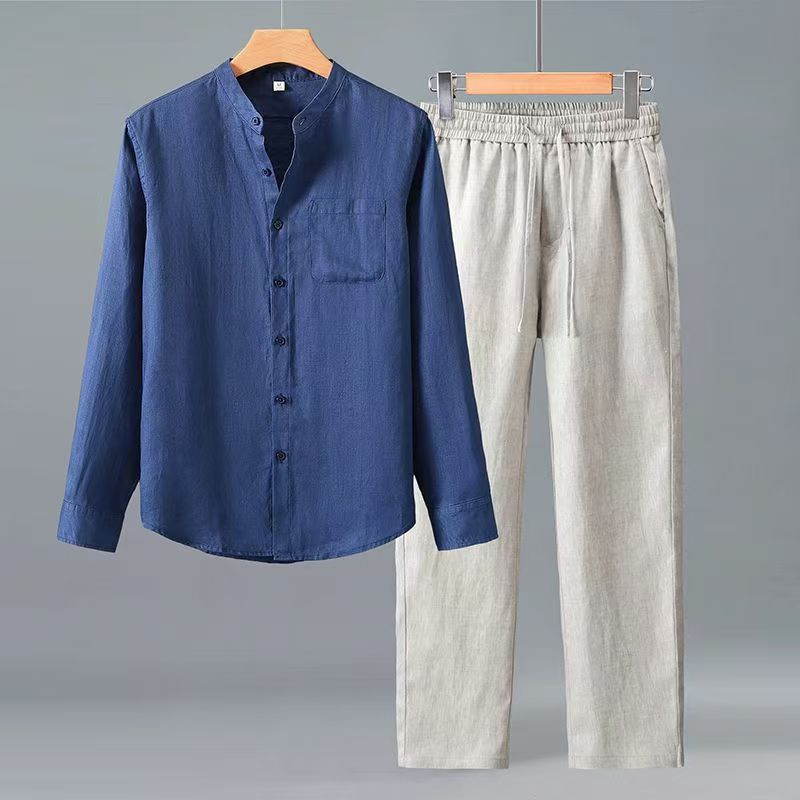 Conjunto de Camisa e Calça Mas - Men'S Fashion Trousers avaliação e preço