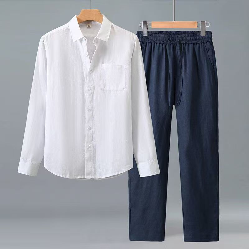 Conjunto de Camisa e Calça Mas - Men'S Fashion Trousers avaliação e preço
