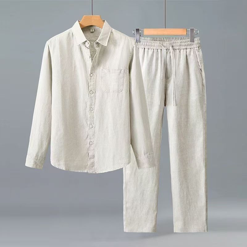 Conjunto de Camisa e Calça Mas - Men'S Fashion Trousers avaliação e preço