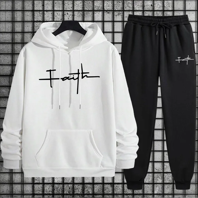 Conjunto de moletom com capuz  - Men'S Fashion Pants avaliação e preço