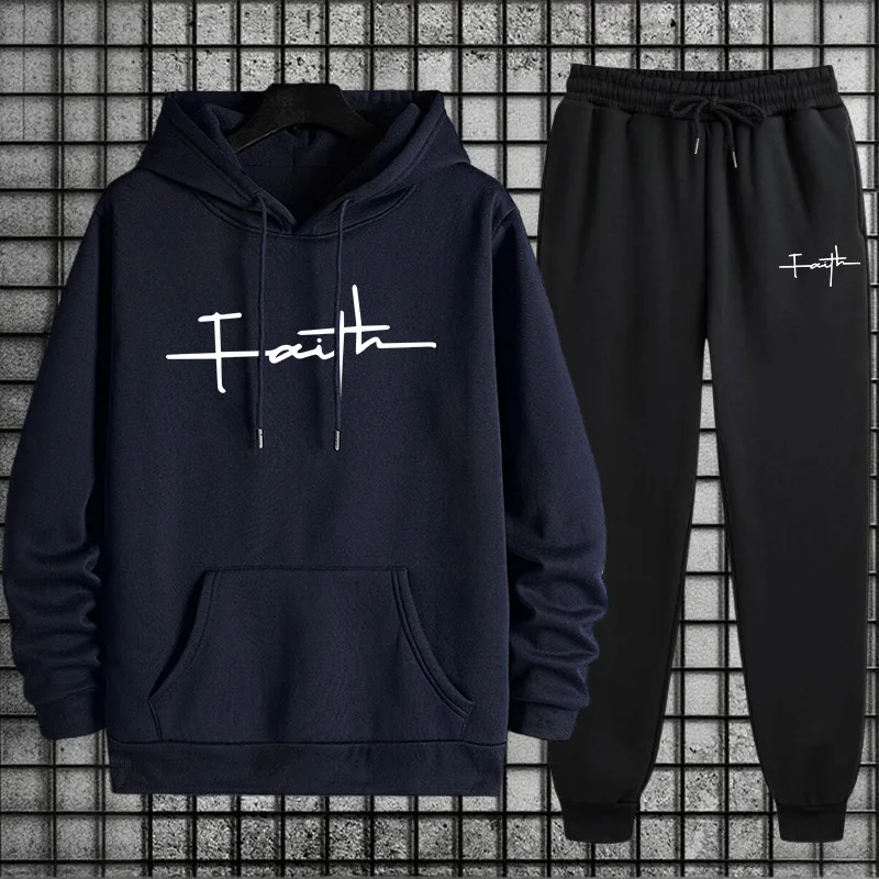 Conjunto de moletom com capuz  - Men'S Fashion Pants avaliação e preço