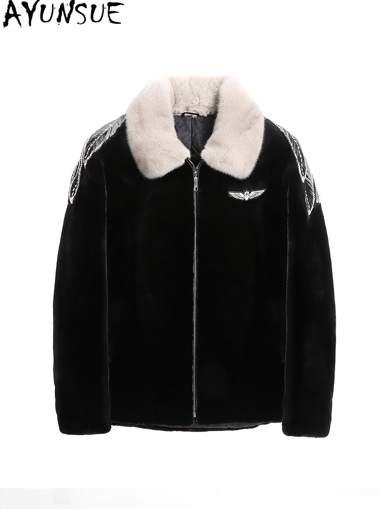 Casaco de Visom Natural AYUSNU - Men'S Fashion Zipper Jacket avaliação e preço