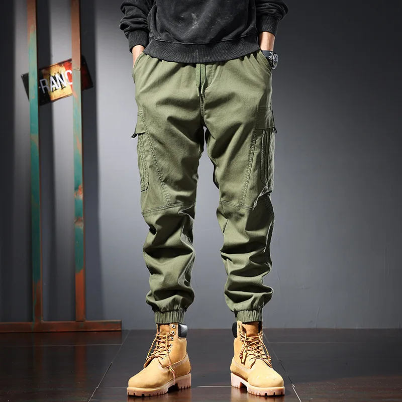 Loose Cargo Cotton Sweatpants  - Jogger Sweatpants Men avaliação e preço