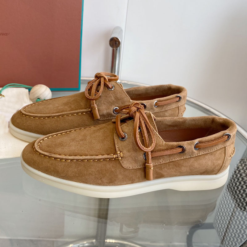 Sapatos Flats de Couro Genuíno - Suede Loafers Men avaliação e preço