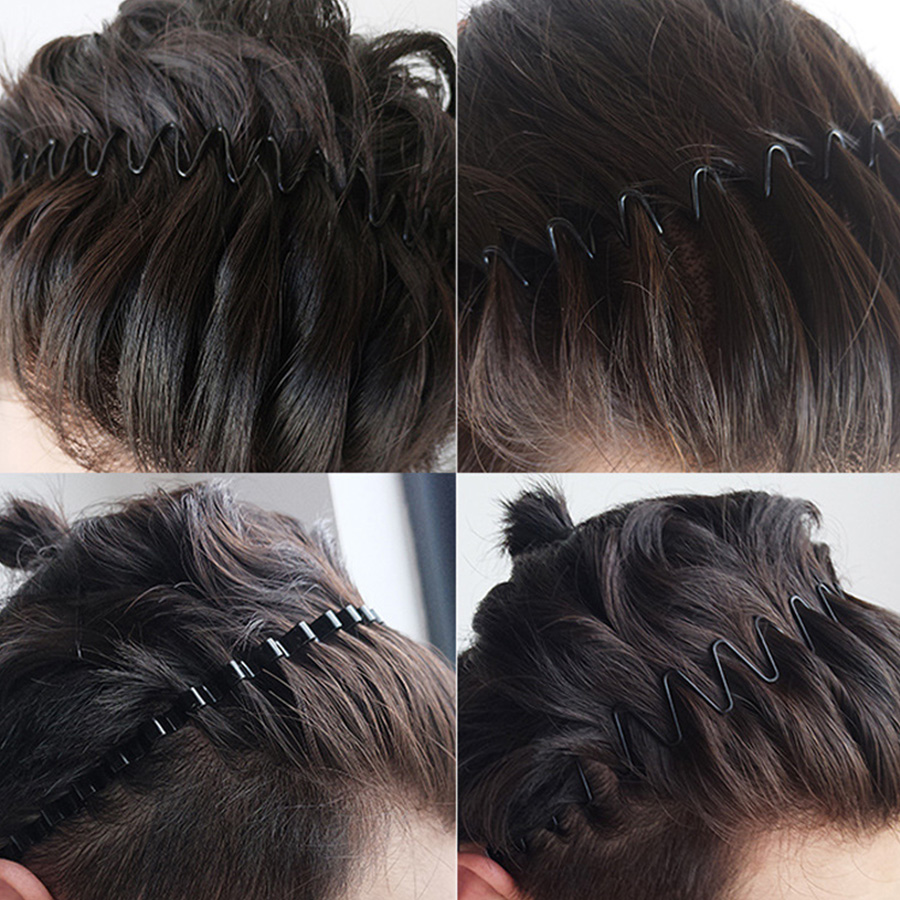 2-5 pçs ondulado hairband prim - Men Fashion Hair Style avaliação e preço