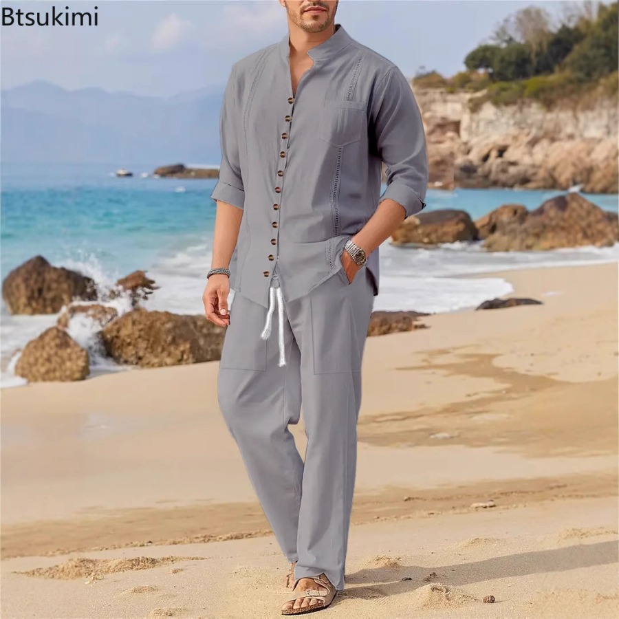 Conjunto Masculino Casual de P - Men'S Fashion Pants avaliação e preço